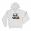 Geese Abbey Road Unisex Hoodie White